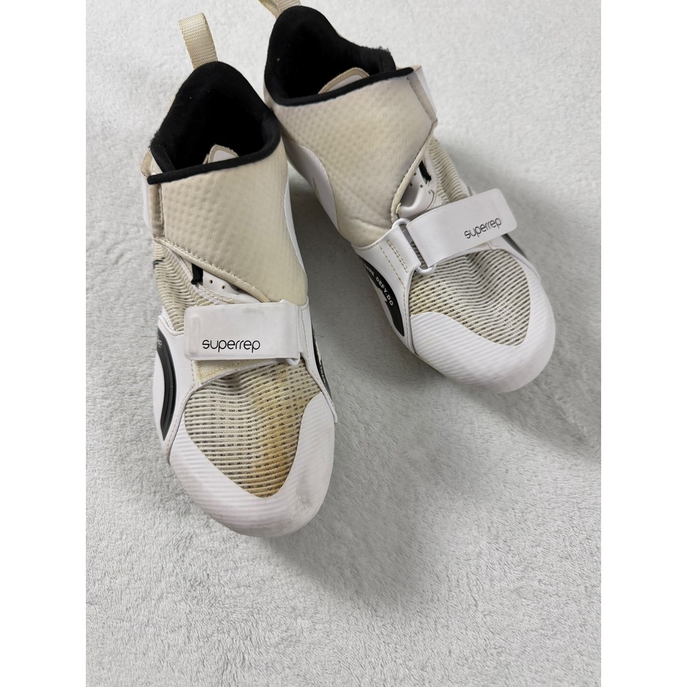 Nike SuperRep Cycle Indoor Cycling Shoes White Black Mens 10 Womens 11.5